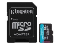 Kingston Canvas Go! Plus microSDXC UHS-I Memory Card 64GB 200MB/s