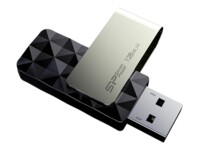 SILICON POWER Blaze B30 128GB USB 3.0 USB stick Sort Sølv