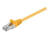goobay CAT 5e SF/UTP 1m Patchkabel Yellow
