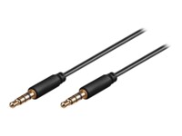 goobay AVK 182-0150 mini Audiokabel 1.5m Sort