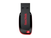SanDisk Cruzer Blade 64GB USB 2.0 USB stick Sort Rød