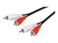 goobay AVK 128-0150 Audiokabel 1.5m Sort