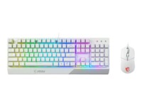 MSI Vigor GK30 combo Sæt med mus og tastatur Pressestempel 6 zone RGB Kablet USA