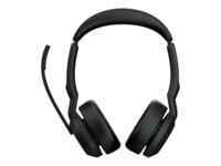 Jabra Evolve2 55 MS Stereo Trådløs Høretelefoner Sort