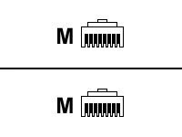 M-CAB CAT 5e Kabel med afskærmning med folie og kobberfletning (SFTP 50cm Patchkabel Grey