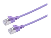 Prokord Slim CAT 6a U/FTP 3m Netværkskabel Lilla