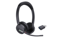 Yealink WH64 Hybrid Dual Trådløs Høretelefoner Sort