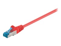 goobay CAT 6a SFTP, PiMF 25cm Netværkskabel Rød