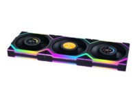 Lian Li UNI FAN SL Wireless LCD Fan 3-pack Sort 120 mm