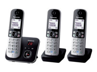 Panasonic KX-TG6823 Trådløs telefon Ingen nummervisning Sort