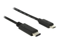 Delock USB Type-C kabel 50cm Sort