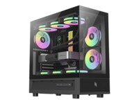 GameMax Infinity NEX C51 BK Tower ATX Sort Transparent