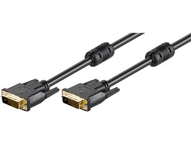 Club 3D DVI-kabel 3m Sort