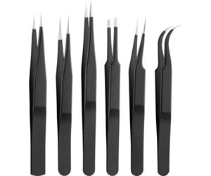Tweezers set 6 pieces