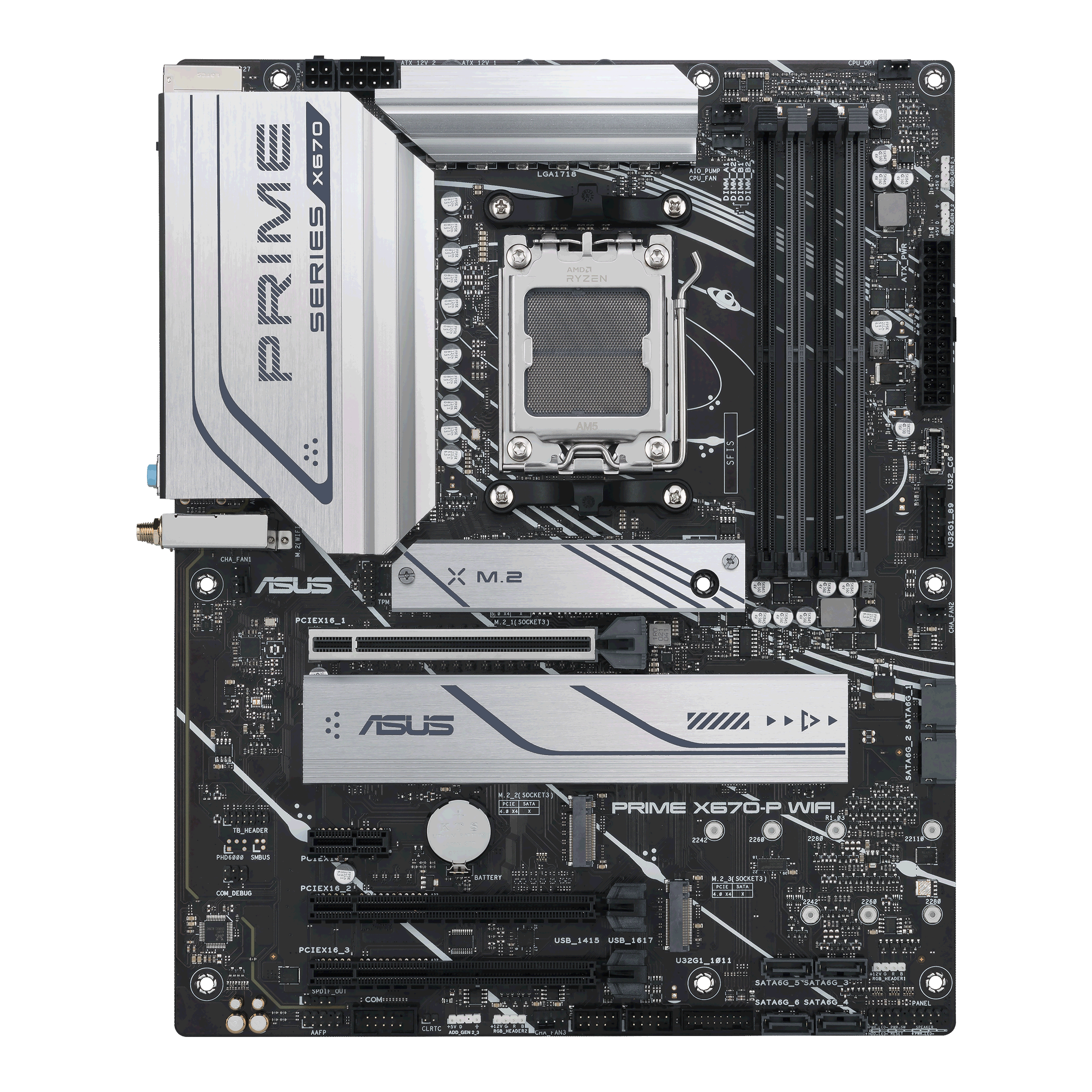 ASUS Prime X670-P WIFI ATX AM5 AMD X670