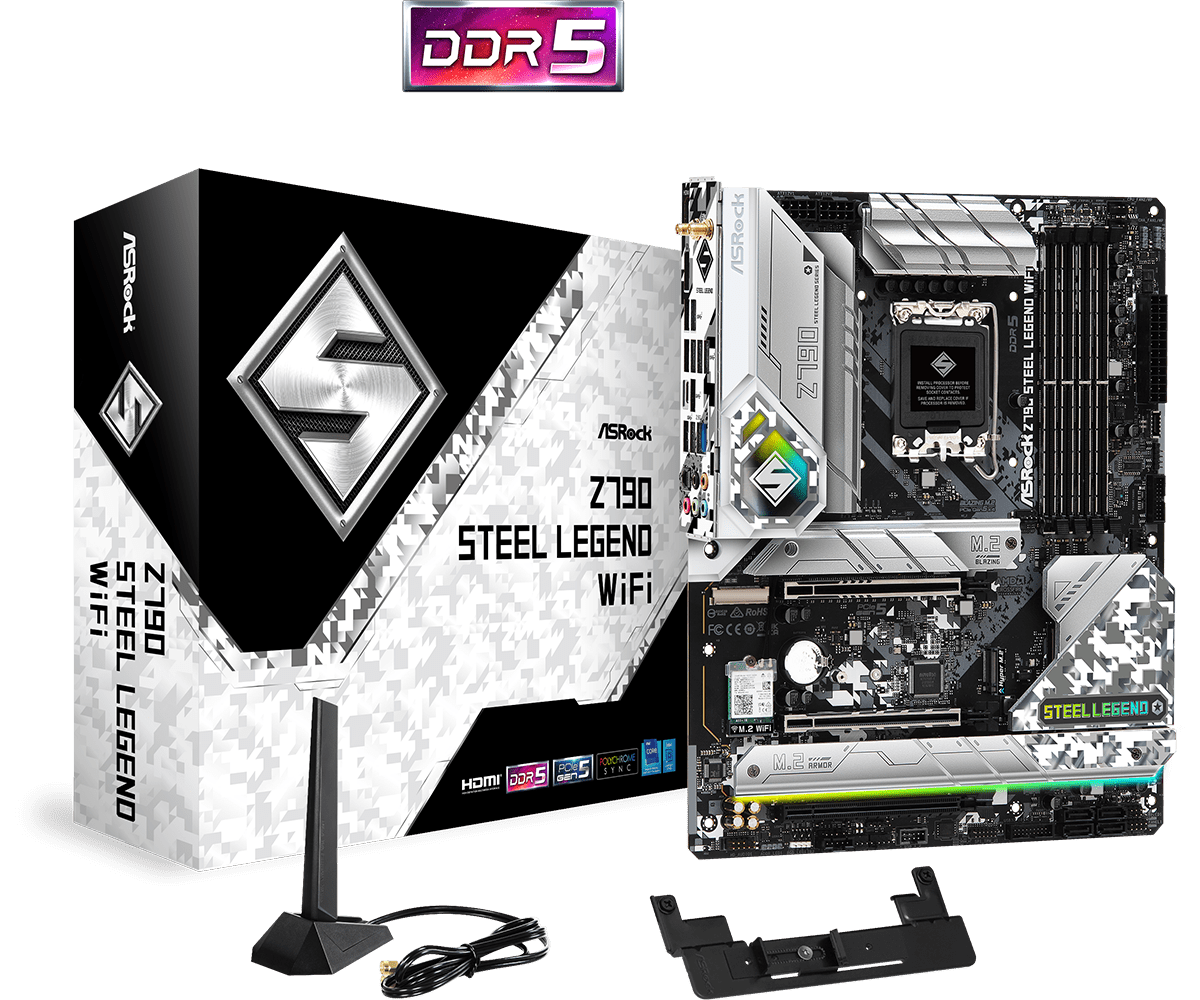 ASRock Z790 Steel Legend WiFi ATX LGA1700 Intel Z790