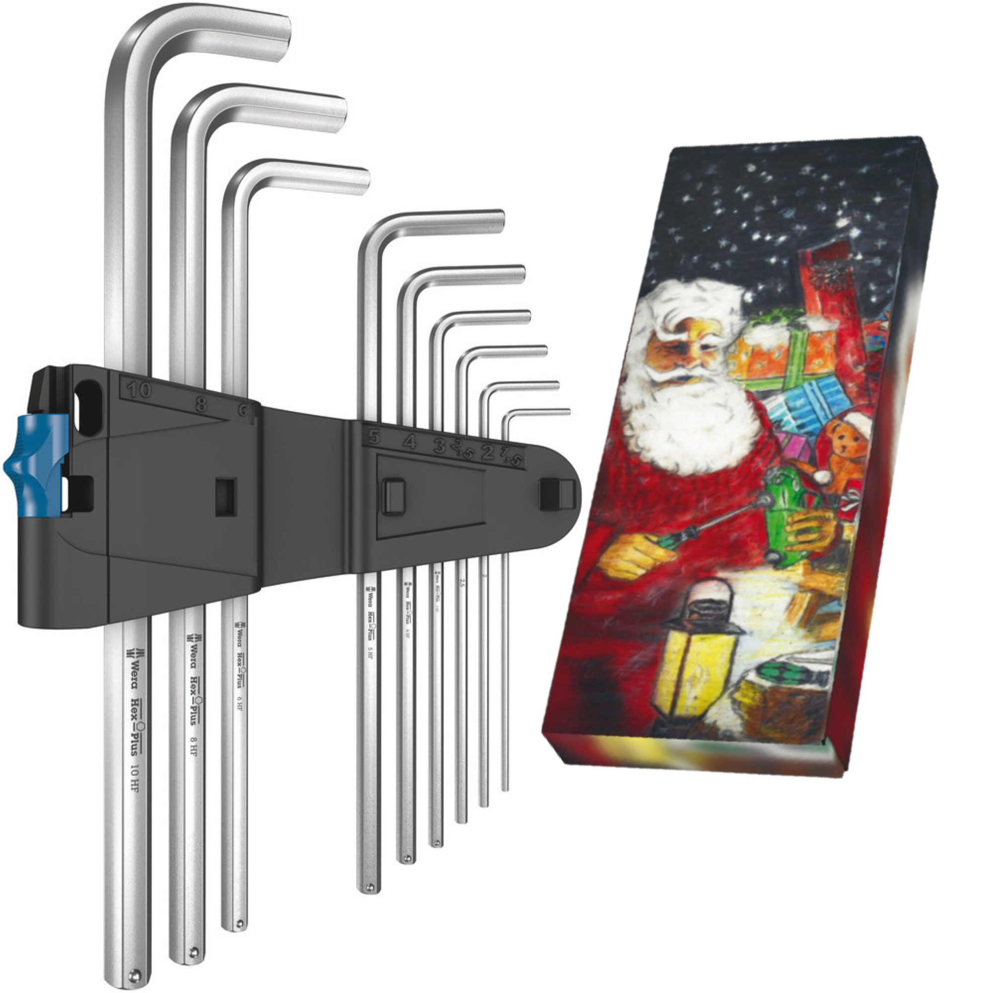 Wera 950/9 Christmas Hex-Plus HF 1 9 dele