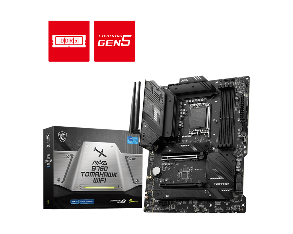 MSI MAG B760 TOMAHAWK WIFI ATX LGA1700 Intel B760