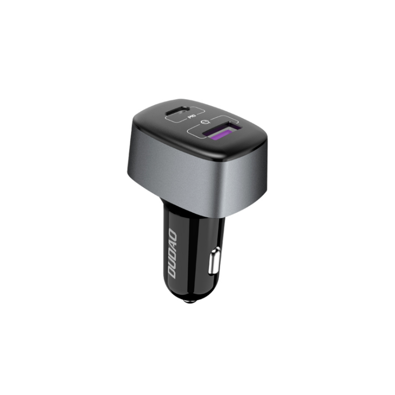 DUDAO R7XS 60W Car Charger Adapter 1xUSB-C 1xUSB-A