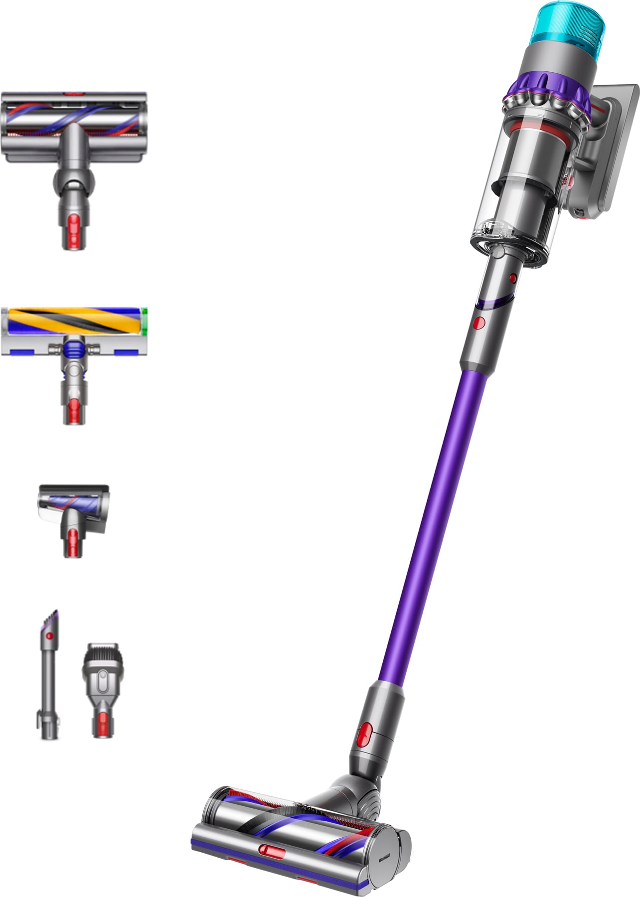 Dyson Gen5detect Absolute Støvsuger 280W 0.77liter Lilla/stål