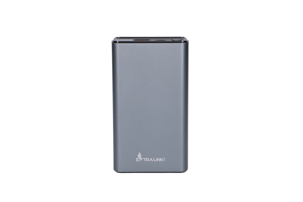Extralink EX.19539 Powerbank 20000mAh 1xUSB-C 1xUSB-A Grå