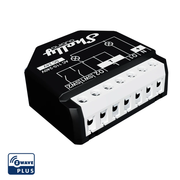 Shelly Wave Wave 2PM Relais max 16A 2 Kanäle Unterputz Messfunktion ZWave