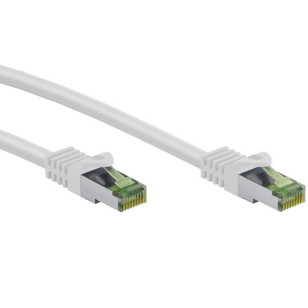 Goobay 61104 CAT 8.1 S/FTP CU 1m Hvid