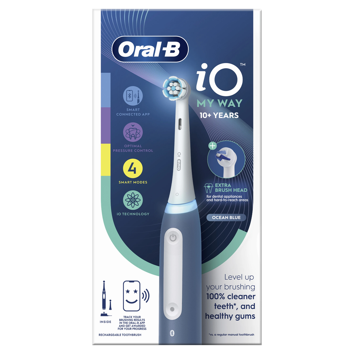 Oral-B iO My Way Ocean Blue + Extra Brush Head