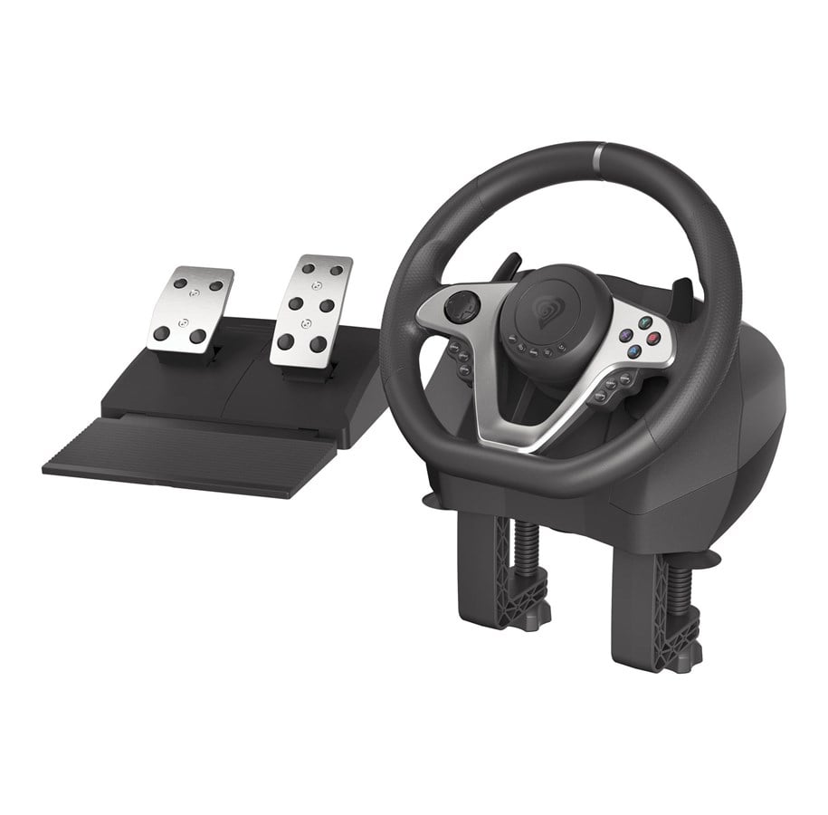 GENESIS Seaborg 400 Rat + Pedaler Nintendo Switch, PC, PlayStation 4, Playstation 3, Xbox 360, Xbox One, Xbox One S, Xbox One X Sort