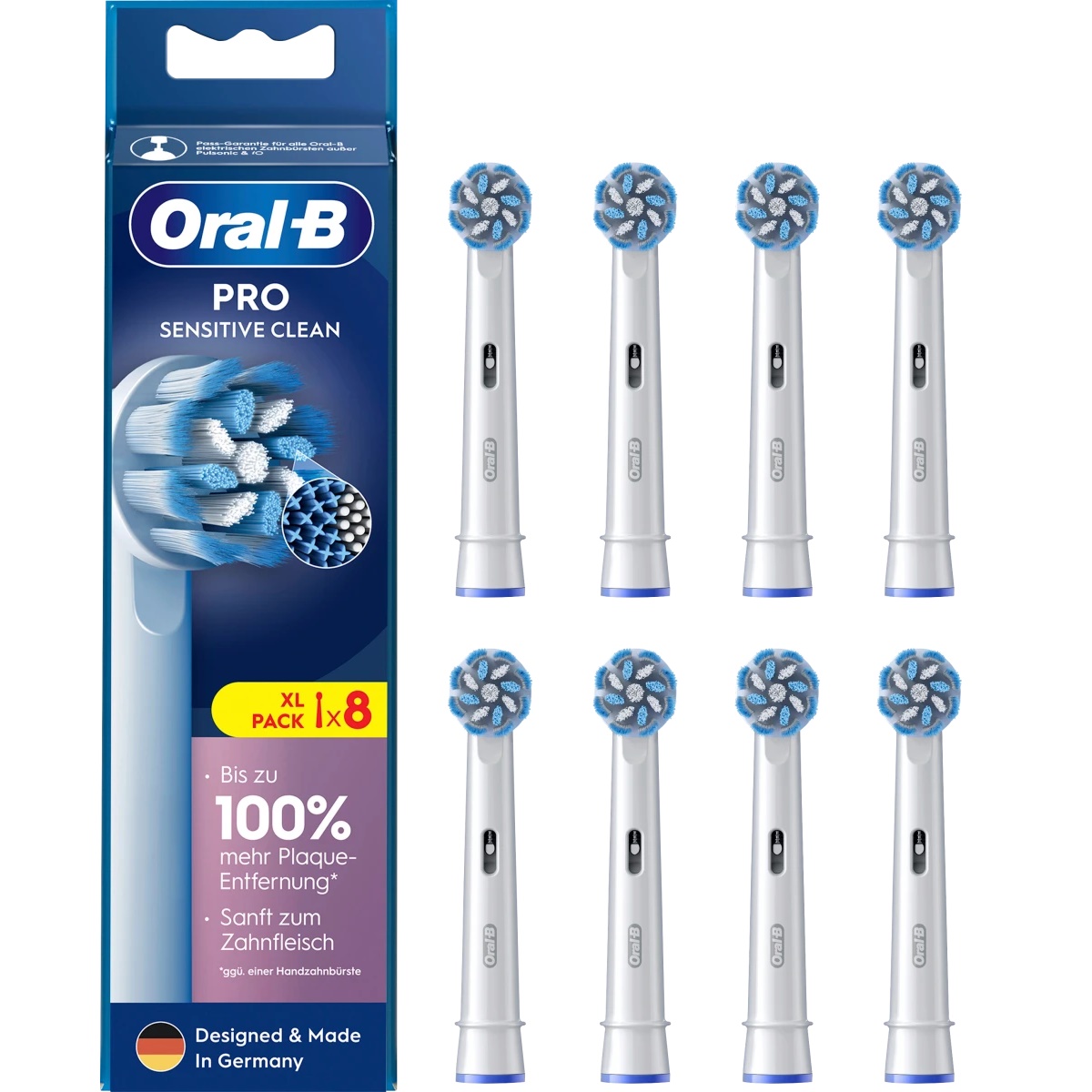 Oral-B Aufsteckbürsten Pro Sensitive Clean 8er