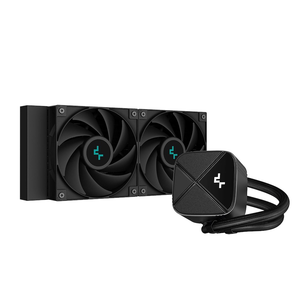 Deepcool LS520S ZERO DARK Vandkøler 1-pack Sort 120 mm