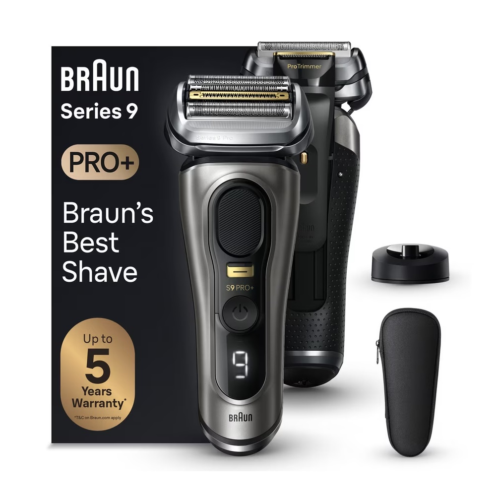 Braun Series 9 Pro+ 9515s Barbermaskine Sølv