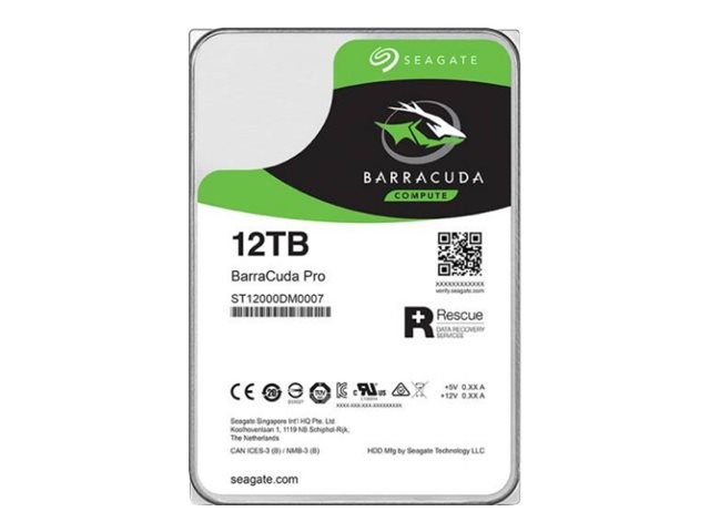 Seagate Barracuda Pro 12TB 7200rpm recertified