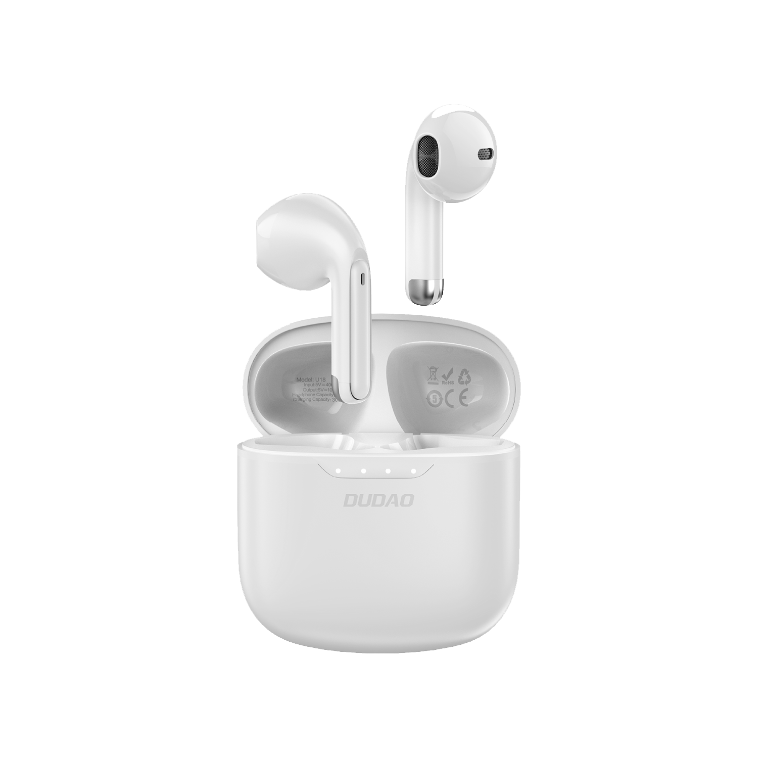 Dudao U18 TWS Headphones White