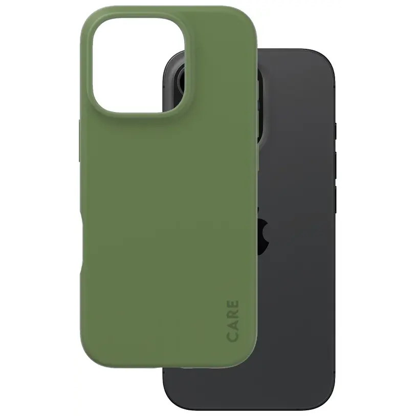 PanzerGlass CARE by Fashionable Case Green iPhone 16 Pro Beskyttelsescover Grøn