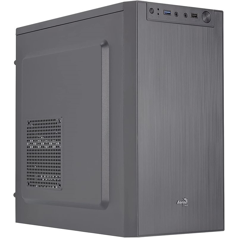 AeroCool CS-108-S-BK-v1 Tower Micro ATX Sort