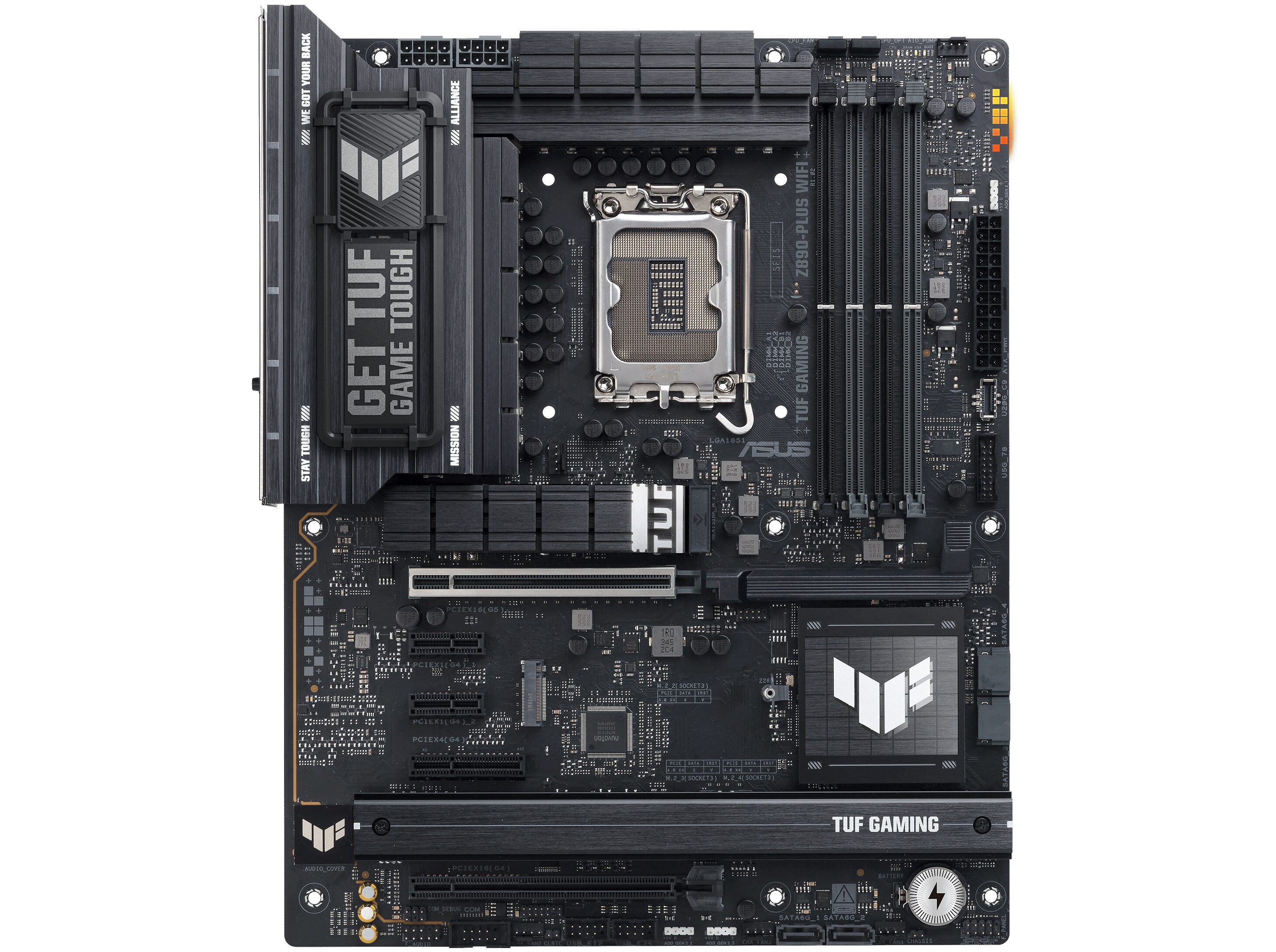ASUS TUF GAMING Z890-PLUS WIFI ATX LGA1851 sokkel Intel Z890