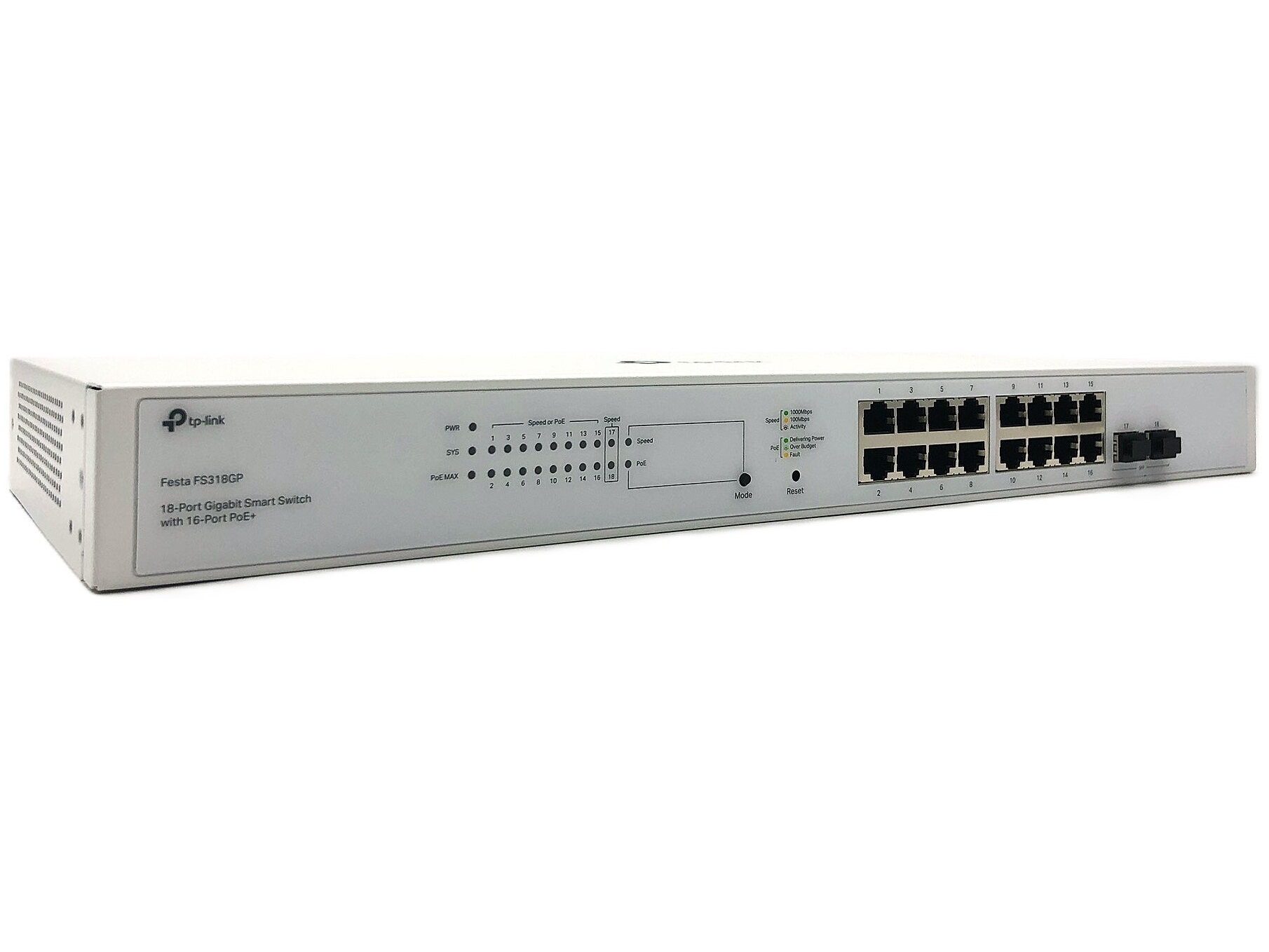 TP-Link Festa FS318GP V1 Switch 18-porte Gigabit Ethernet PoE+