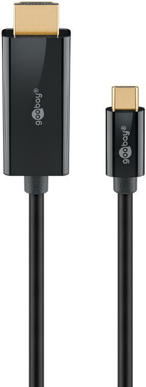 USB-C™ to HDMI™ Cable 4K @ 60 Hz, 2 m, black, 2 m, black