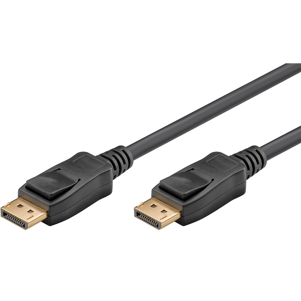 DisplayPort™ Cable 2.1, 54 Gbit/s, 1 m, black