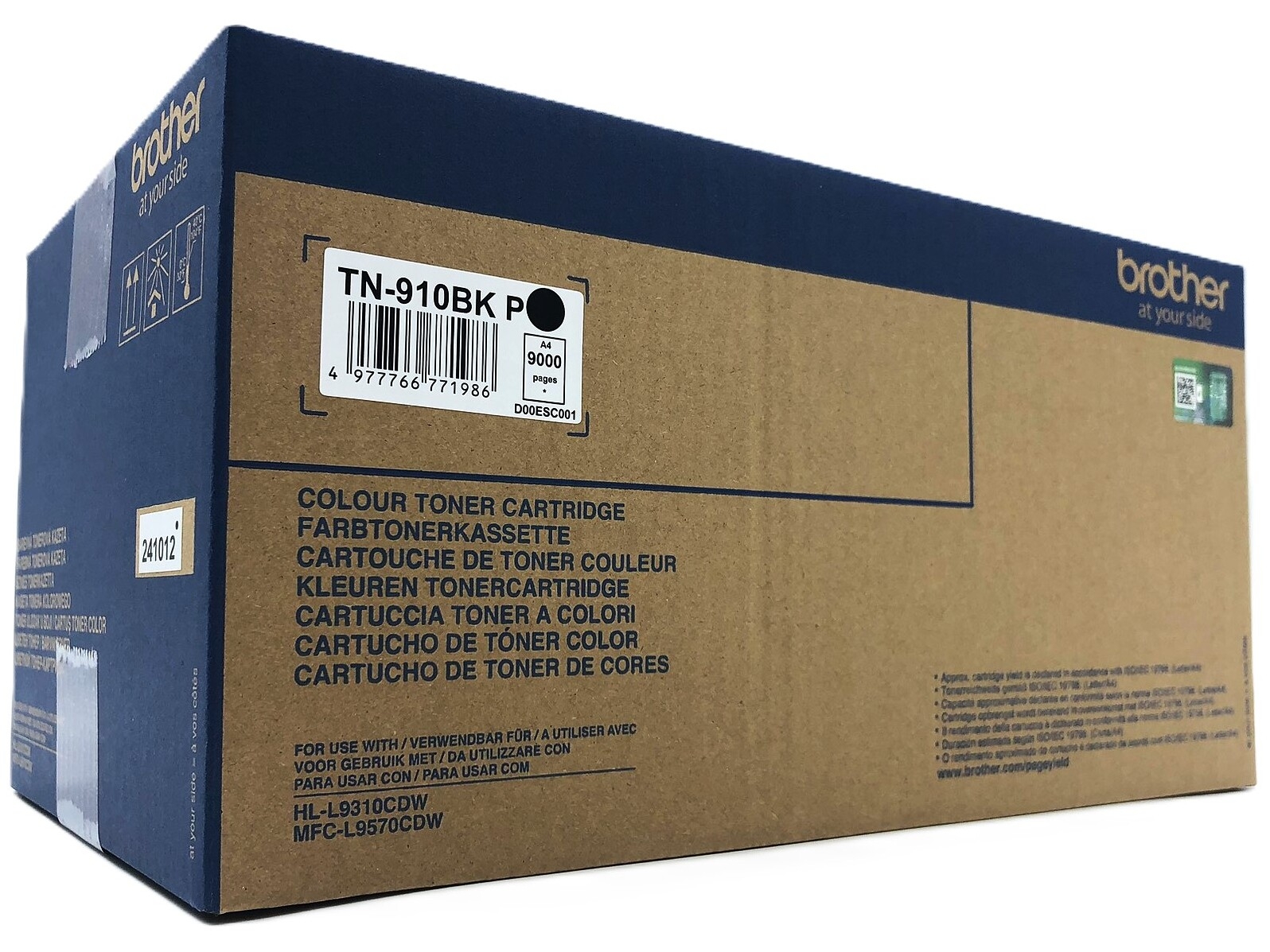 Brother TN 910BK Sort 9000 sider Toner
