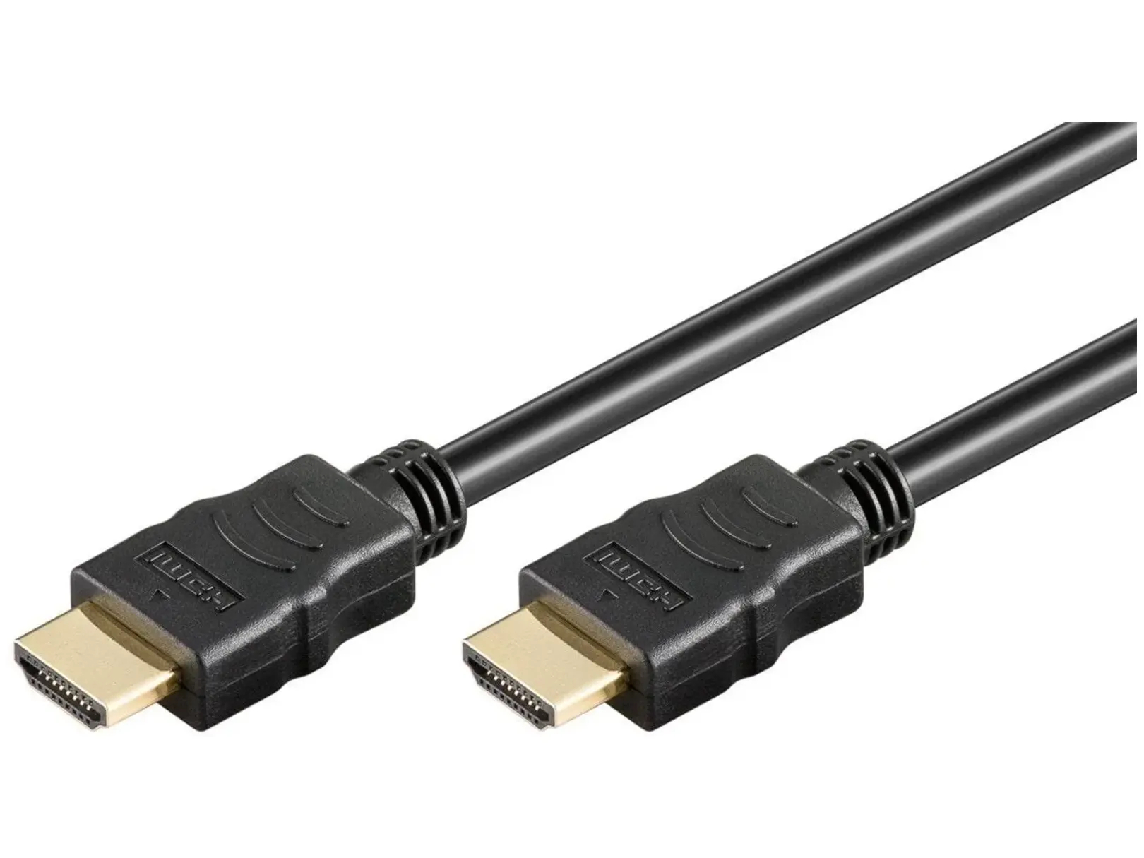 goobay HDMI-kabel med Ethernet 2m Sort