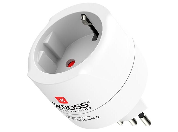 Travel Adapter Europe to Switzerland, Italy and Brazil