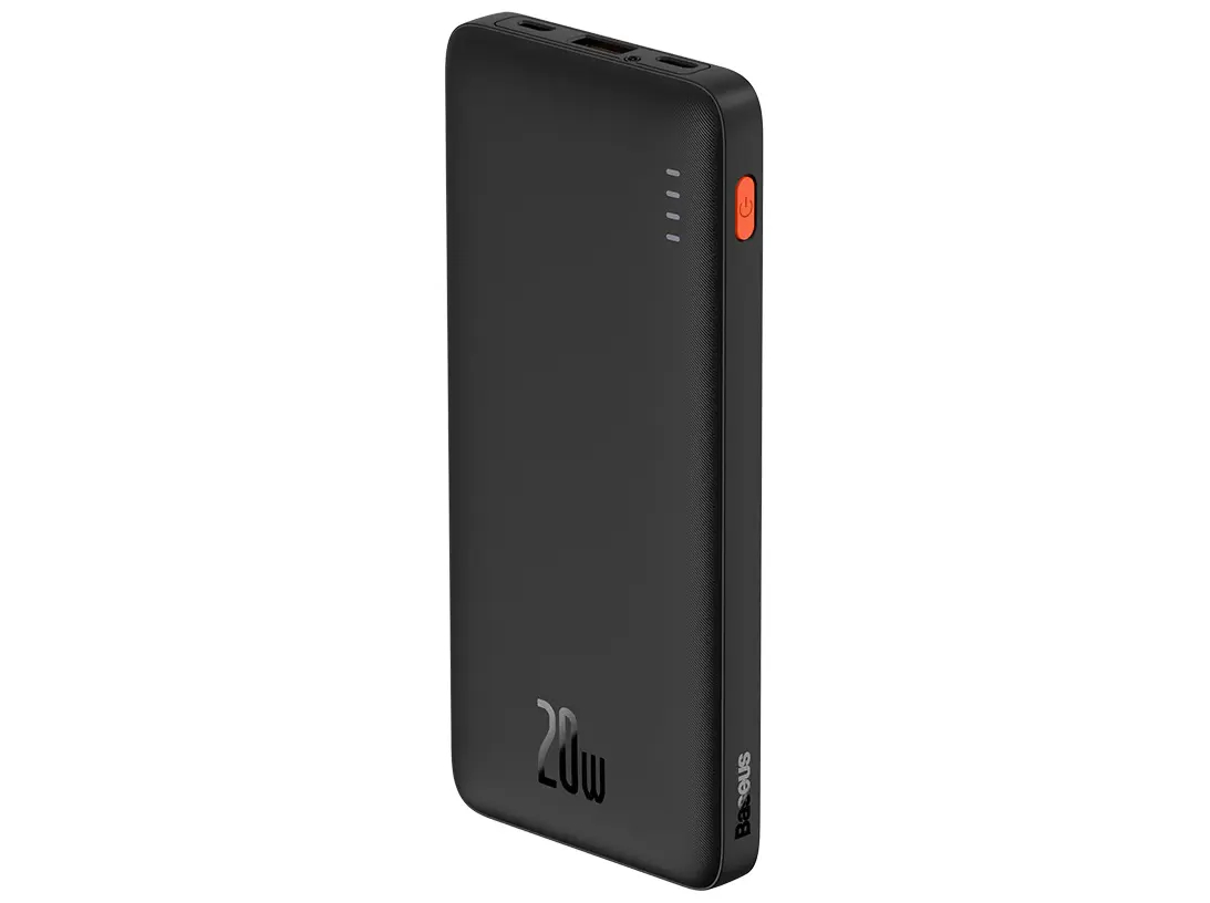 Baseus Airpow Powerbank 10000mAh 20Watt 1xUSB-A 2.0 1xUSB-C Hvid