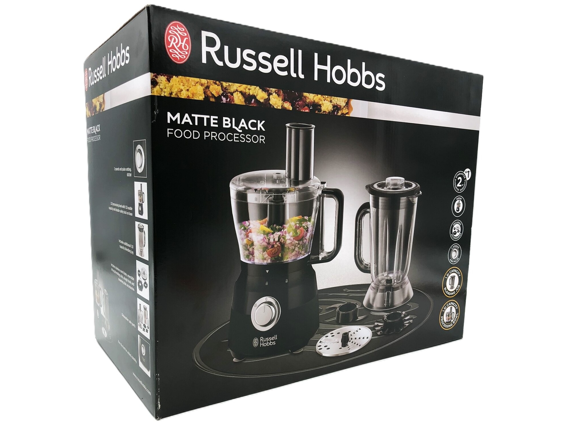 Russell Hobbs Køkkenmaskine 2.5liter 600W Matsort