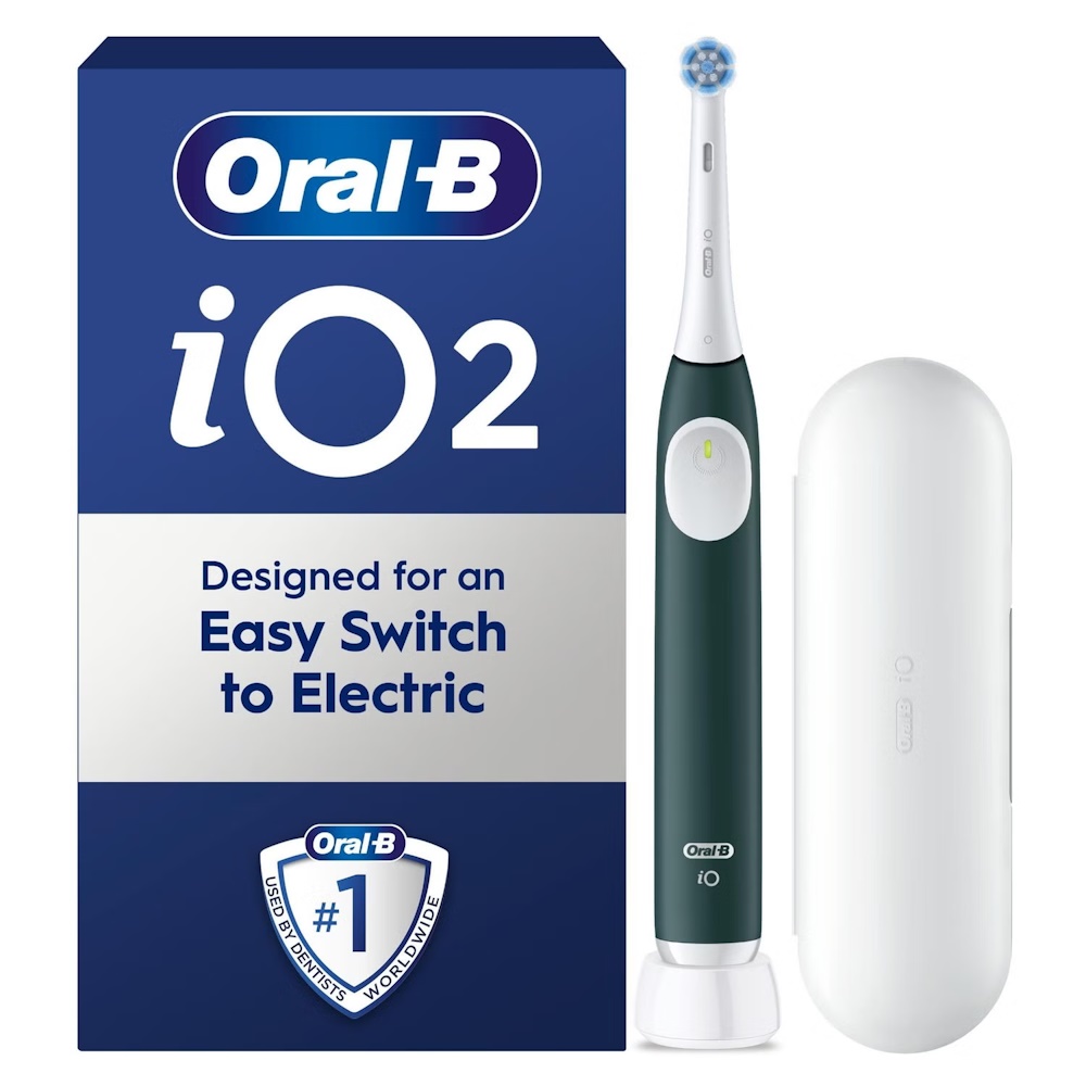 Oral-B iO Series 2 Forest Green mit Reiseetui
