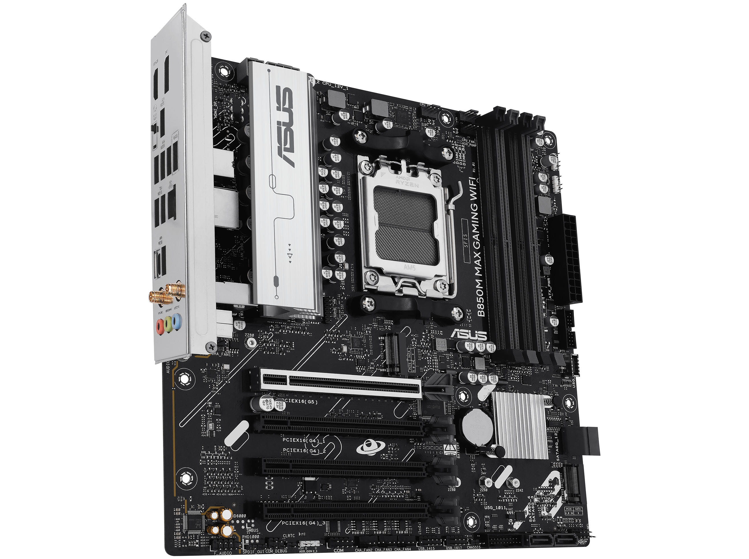 ASUS B850M MAX GAMING WIFI Micro ATX Socket AM5 AMD B850