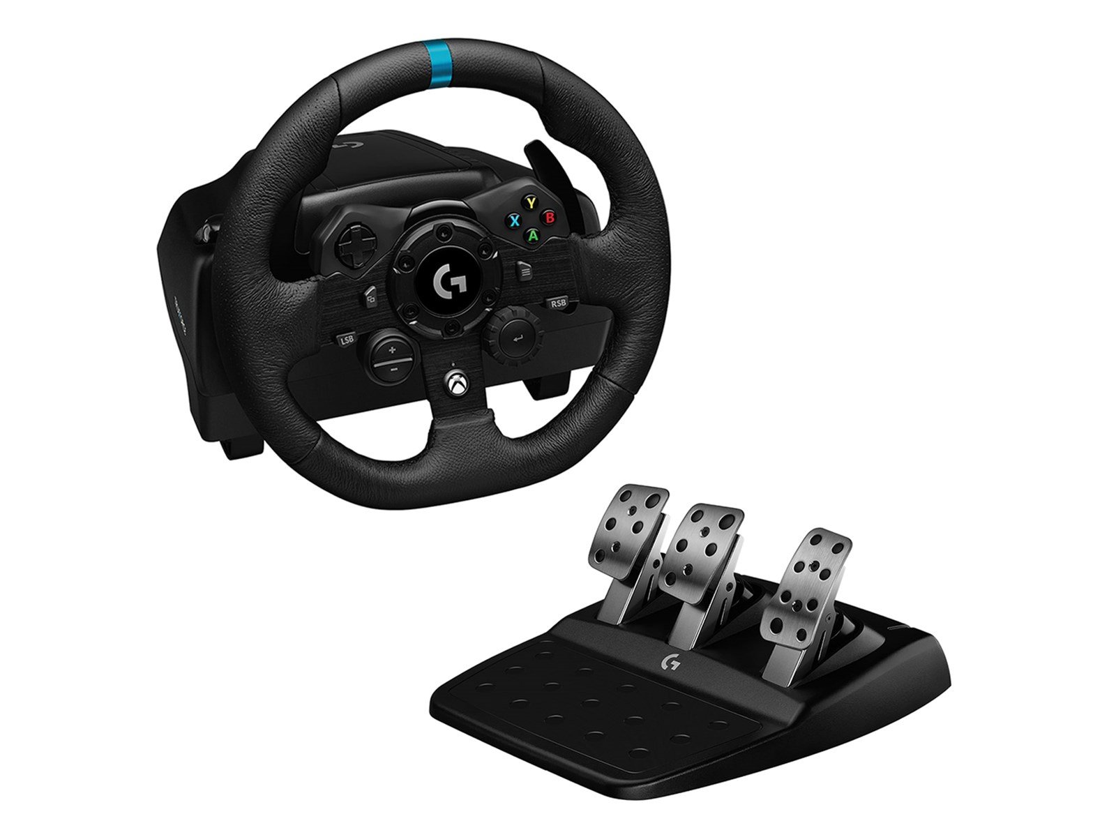 Kierownica Logitech G923 Xbox Series XS/Xbox One/PC (941-000158) + Shifter G29, G920 Driving Force (941-000130)