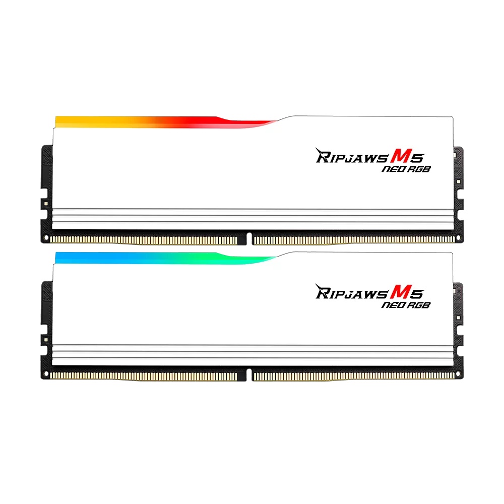 DIMM 64 GB DDR5-6000 (2x 32 GB) Dual-Kit (F5-6000J2836G32GX2-RM5NRW, Ripjaws M5 Neo, INTEL XMP, AMD EXPO)