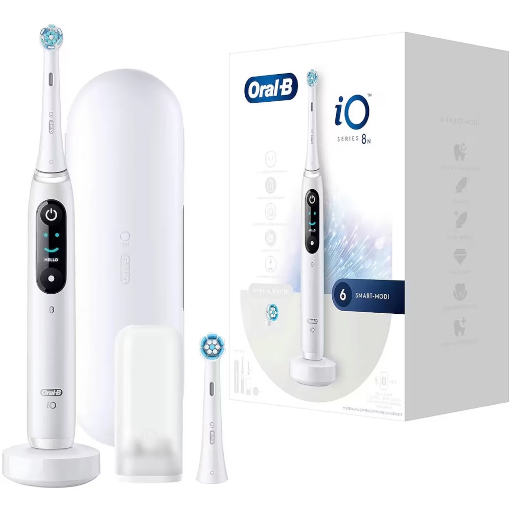 Oral-B iO Series 8N White Alabaster Elektrische Zahnbürste